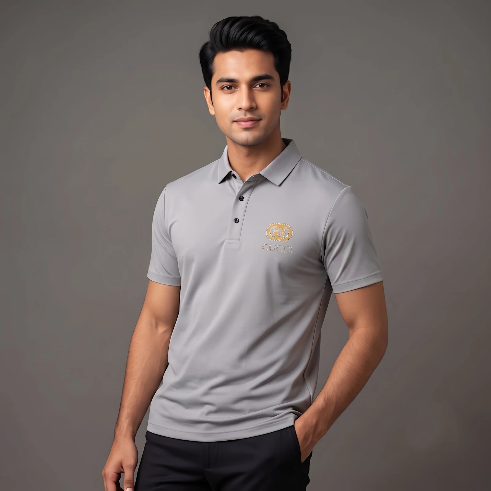 Premium Solid Mauve Polo Shirt