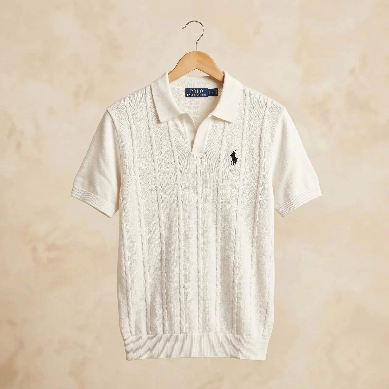 Polo Ralph Lauren Cable-Knit Polo Shirt
